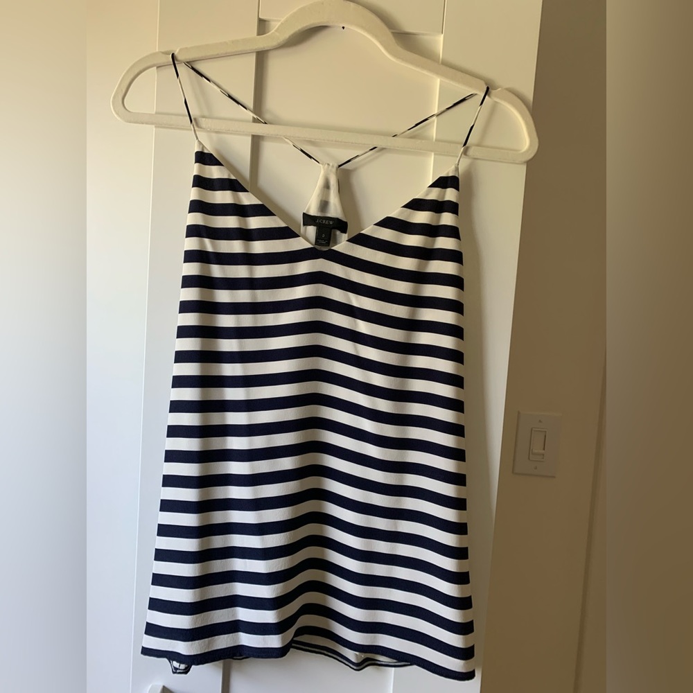 NOT FOR SALE J. Crew silk striped halter top